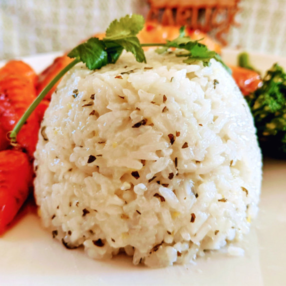 Garlick Bites | Sticky Lemon Rice