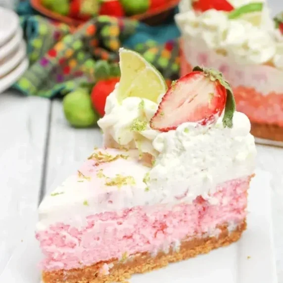 Strawberry Key Lime Cheesecake