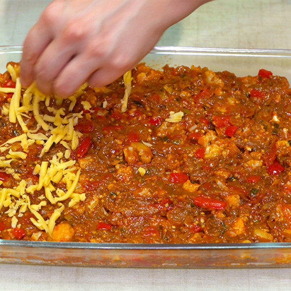 Eggplant Casserole and cheese