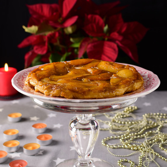 Tarta tatin de peras. Receta fácil, saludable y apetitosa