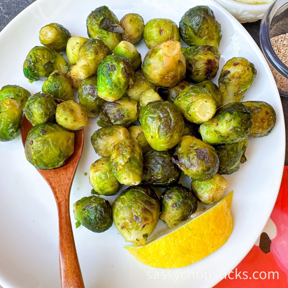 Air fryer frozen Brussel sprouts