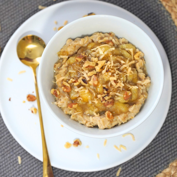 banana's foster oatmeal