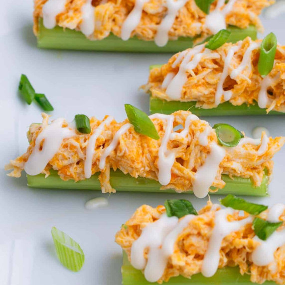 Buffalo Chicken Celery Sticks RECIPE