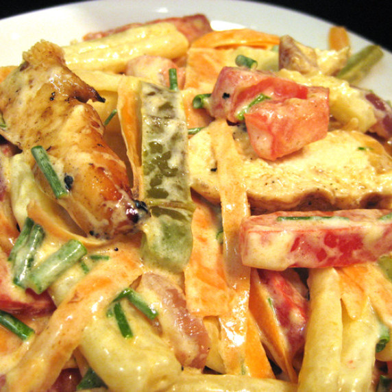 Grilled Chicken & Pepper Pasta Salad