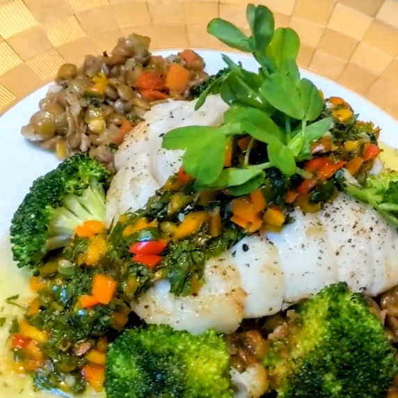 10 Minutes Red Pepper Chimichurri Sauce (Gluten & Dairy Free!)