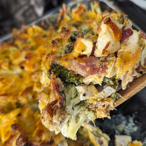 Chicken Bacon Ranch Casserole