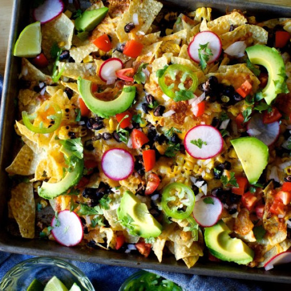Corn and Black Bean Weeknight Nachos