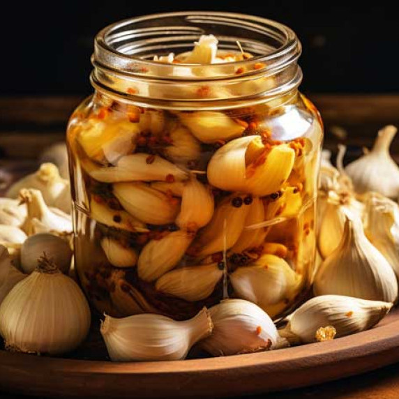 pickled garlic