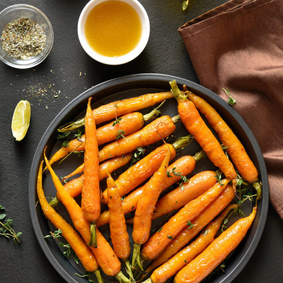 Honey Glazed Roasted Carrots