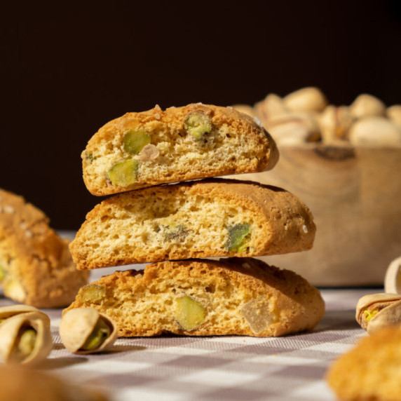 Gluten Free Pistachio and Creamed Honey Cookies - Sunny Honey Miami