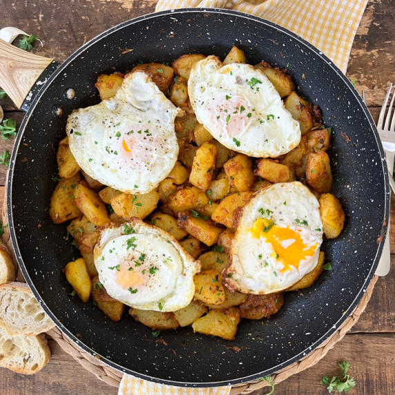 Spanish Paprika Potatoes with Eggs