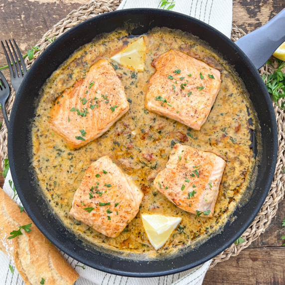 CREAMY Marry Me Salmon