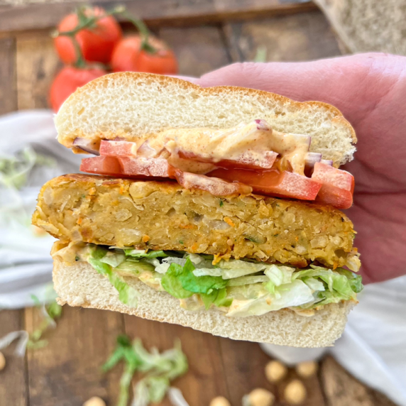 The BEST Chickpea Burger of Your Life