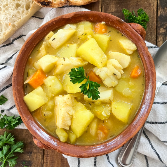 Spanish Potato and Cod Stew