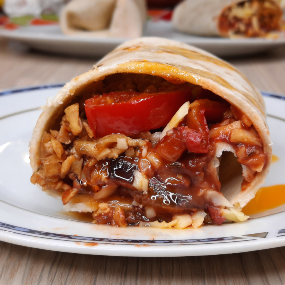 Vegan Tofu & Beans Burrito Recipe