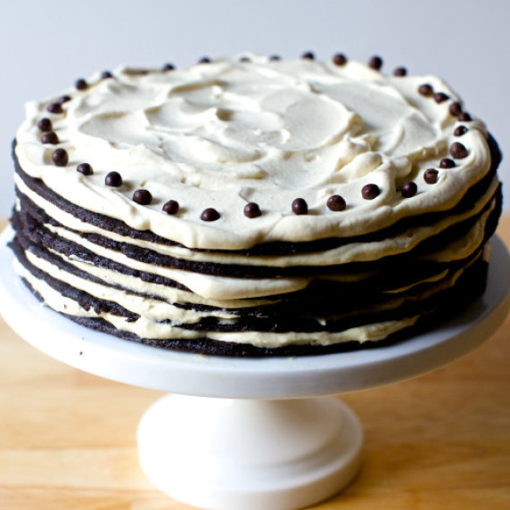 Chocolate Peanut Butter Icebox Cake