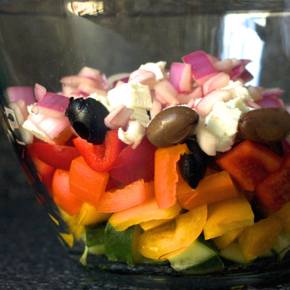 Mediterranean Pepper Salad