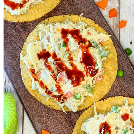 mexican chicken salad tostadas
