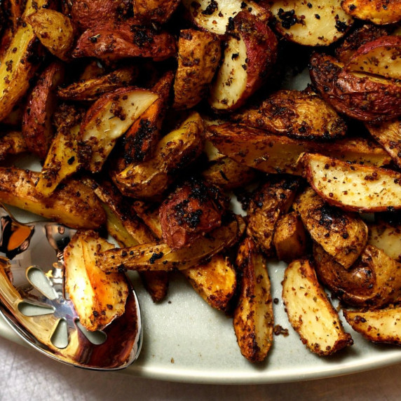 Mustard-Roasted Potatoes