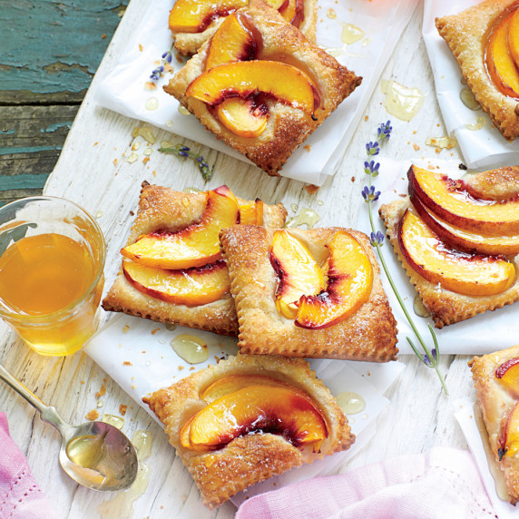 Nectarine Tarts with Honey