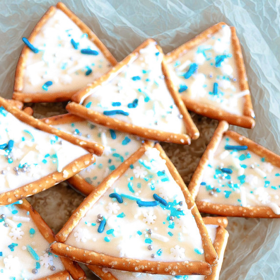 pretzel Christmas trees