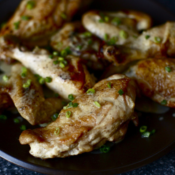 Roast Chicken with Dijon Sauce