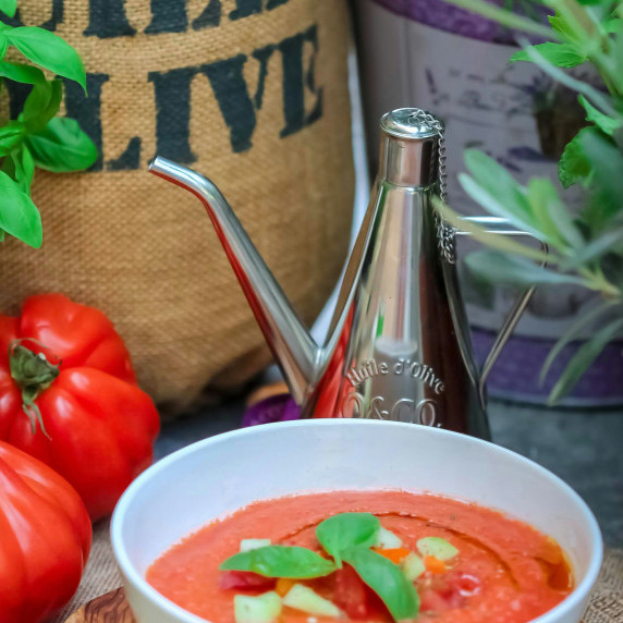 Gazpacho from Robin Kuenekes Cookbook, Iberian Table 