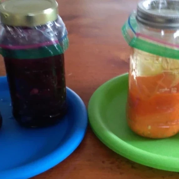 Red Cabbage and Beet Sauerkraut
