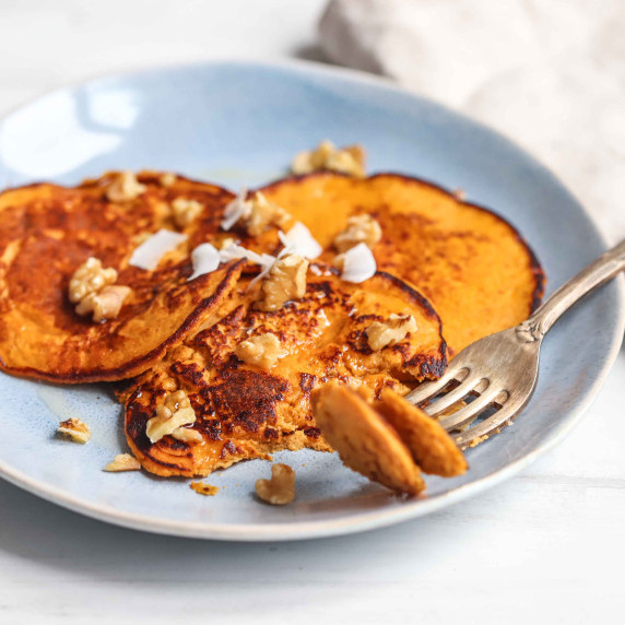 Healthy Sweet Potato Pancakes