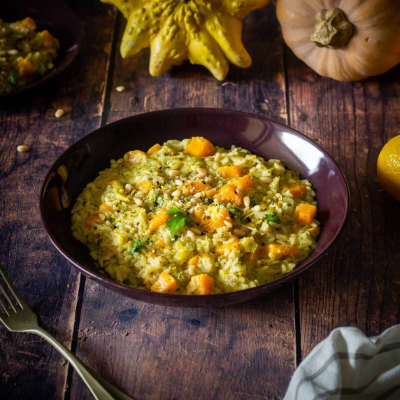 Vegan Butternut Squash Risotto