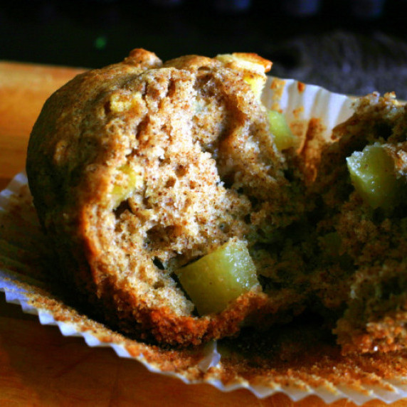 Whole Wheat Apple Muffins