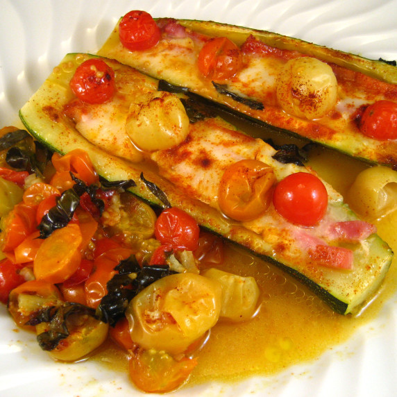 Stuffed Baby Zucchini